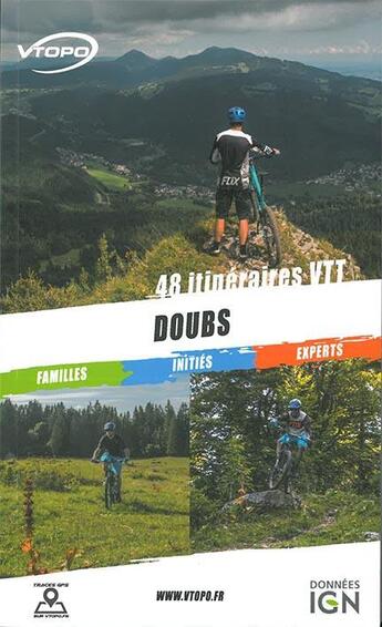 Couverture du livre « Doubs, 48 itineraires VTT ; famille/inities/experts » de  aux éditions Vtopo