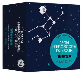 Couverture du livre « Mon horoscope du jour ; vierge ; tout 2022 » de Fabienne Tanti aux éditions Papier Cadeau