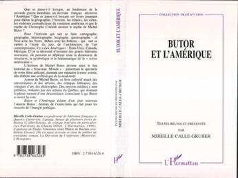 Couverture du livre « Butor et l'amerique » de  aux éditions L'harmattan