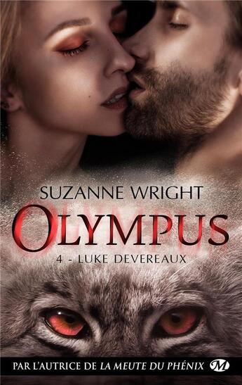 Couverture du livre « Olympus Tome 4 : Luke Devereaux » de Suzanne Wright aux éditions Milady