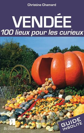 Couverture du livre « Vendee 100 lieux pour les curieux » de Christine Chamard aux éditions Bonneton