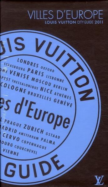 Couverture du livre « Villes d'Europe ; coffret (édition 2011) » de Julien Guerrier et Pierre Leonforte aux éditions Louis Vuitton