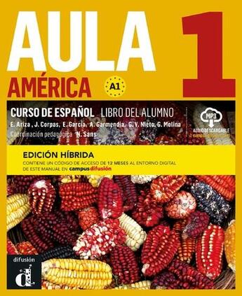 Couverture du livre « Aula america 1 : espagnol ; livre de l'élève » de  aux éditions La Maison Des Langues