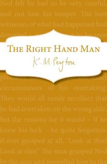 Couverture du livre « The Right Hand Man » de Peyton K M aux éditions Rhcb Digital