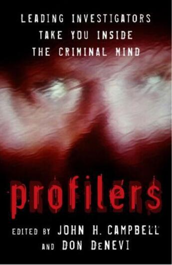 Couverture du livre « Profilers » de Campbell John H aux éditions Prometheus Books