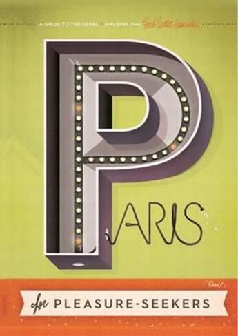 Couverture du livre « Paris for pleasure-seekers (folded map) » de  aux éditions Herb Lester