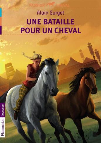Couverture du livre « Une bataille pour un cheval » de Alain Surget aux éditions Pere Castor