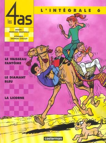 Couverture du livre « Les 4 as - t06 - l'integrale » de Chaulet/Craenhals aux éditions Casterman