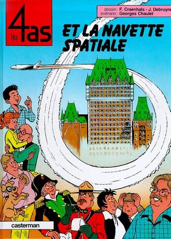 Couverture du livre « Les 4 as - t15 - les 4 as et la navette spatiale » de Chaulet/Craenhals aux éditions Casterman