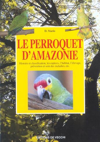 Couverture du livre « Perroquet d'amazonie (le) » de Mario aux éditions De Vecchi