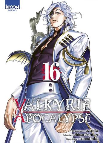 Couverture du livre « Valkyrie apocalypse Tome 16 » de Shinya Umemura et Takumi Fukui et Ajichika aux éditions Ki-oon