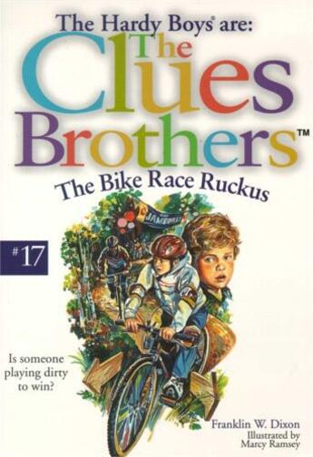 Couverture du livre « The Bike Race Ruckus » de Franklin W. Dixon aux éditions Aladdin