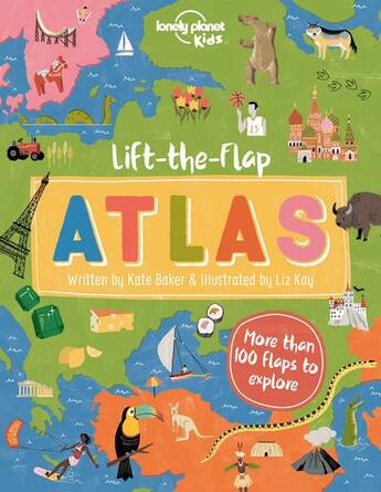 Couverture du livre « Lift-a-flap atlas (édition 2020) » de Collectif Lonely Planet aux éditions Lonely Planet France