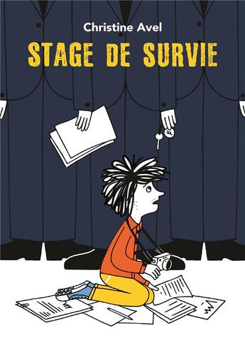 Couverture du livre « Stage de survie » de Christine Avel aux éditions Ecole Des Loisirs