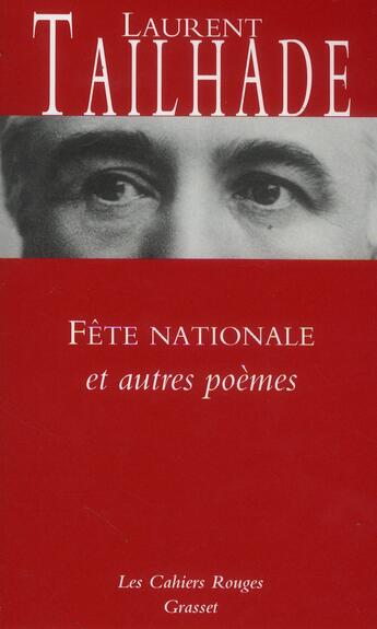 Couverture du livre « Fête nationale et autres poèmes » de Laurent Tailhade aux éditions Grasset