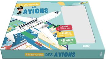 Couverture du livre « À la découverte des avions » de Patrick David et Patrick Morize et Studio Muti aux éditions Philippe Auzou