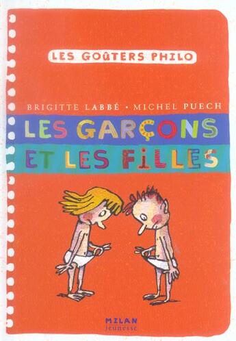 Couverture du livre « Les garcons et les filles » de Azam/Labbe/Puech aux éditions Milan