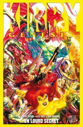 Couverture du livre « Kirby genesis t.2 ; un lourd secret » de Alex Ross et Jack Herbert et Kurt Busiek aux éditions Panini