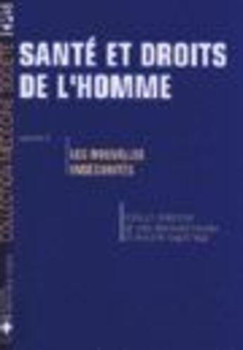 Couverture du livre « Sante Et Droits Homme T.2 » de Reinharz-Hazan aux éditions Medecine Et Hygiene