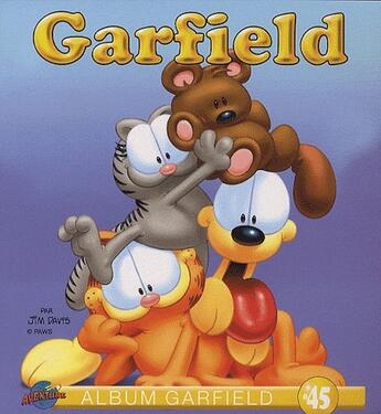 Couverture du livre « Garfield t.45 » de Jim Davis aux éditions Presses Aventure