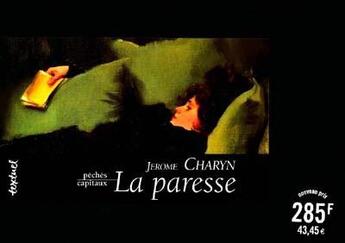 Couverture du livre « La paresse » de Jerome Charyn aux éditions Textuel