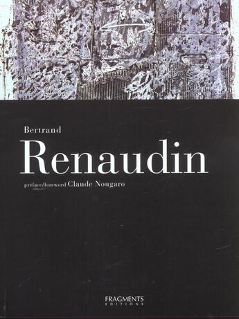 Couverture du livre « Bertrand Renaudin » de Christelle Laurent aux éditions Fragments