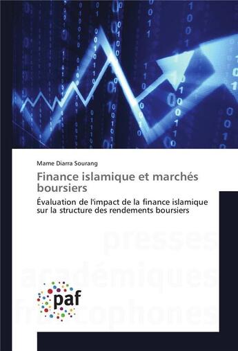 Couverture du livre « Finance islamique et marches boursiers » de Sourang Mame Diarra aux éditions Presses Academiques Francophones