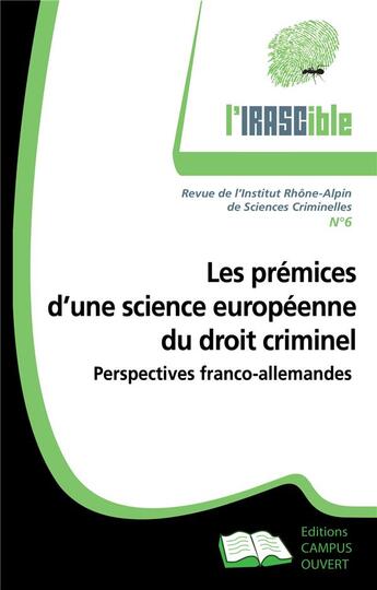 Couverture du livre « Premices d'une science » de  aux éditions Campus Ouvert