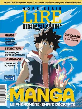 Couverture du livre « Hs lire magazine litteraire - manga, le phenomene (enfin) decrypte - janvier 2022 » de  aux éditions Lire Magazine