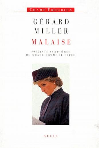 Couverture du livre « Malaise » de Gerard Miller aux éditions Seuil