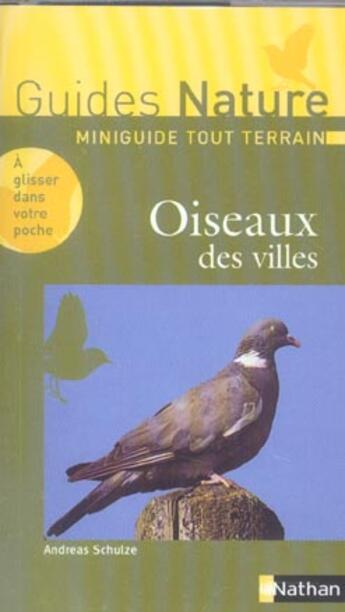 Couverture du livre « Oiseaux des villes nc » de Andreas Schulze aux éditions Nathan