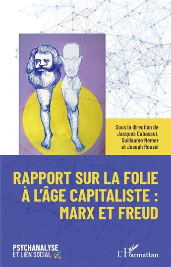 Couverture du livre « Rapport sur la folie à l'âge capitaliste : Marx et Freud » de Joseph Rouzel et Jacques Cabassut et Guillaume Nemer aux éditions L'harmattan