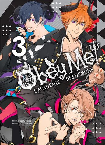 Couverture du livre « Obey me ! l'académie des démons Tome 3 » de Subaru Nitou aux éditions Komikku