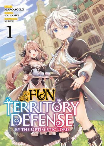 Couverture du livre « Fun territory defense by the optimistic lord Tome 1 » de Kururi et Mitsuru Inoue et Maro Aoiro aux éditions Meian