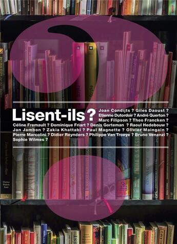 Couverture du livre « Lisent-ils ? » de  aux éditions Bord De L'eau