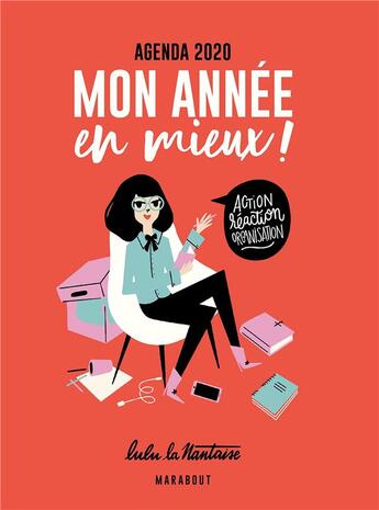 Couverture du livre « Mon annee en mieux - agenda 2019-2020 » de  aux éditions Marabout