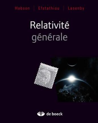 Couverture du livre « Relativité générale » de Hobson aux éditions De Boeck Superieur