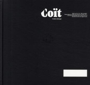 Couverture du livre « Coït » de Frederic Delangle aux éditions Fage