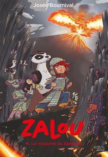 Couverture du livre « Zalou Tome 4 : le royaume du trigodon » de Josee Bournival aux éditions Edito Editions