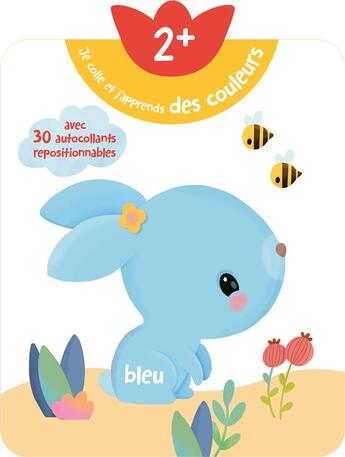 Couverture du livre « 2+ des couleurs colle apprends » de  aux éditions Editions Tam Tam