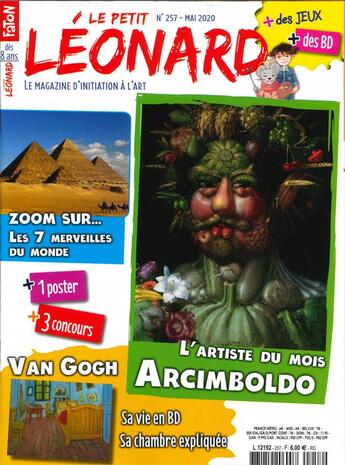 Couverture du livre « Le petit leonard n 257 arcimboldo - mai 2020 » de  aux éditions Le Petit Leonard