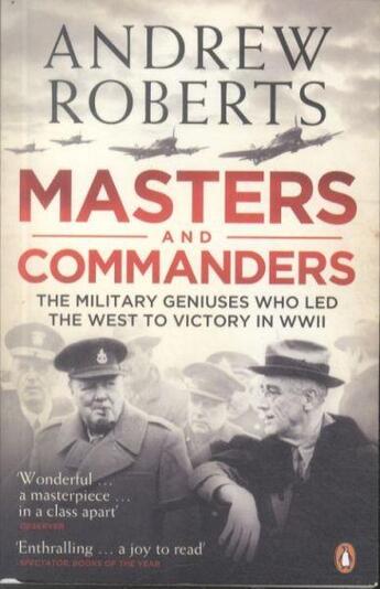 Couverture du livre « Masters and commanders » de Andrew Roberts aux éditions Adult Pbs