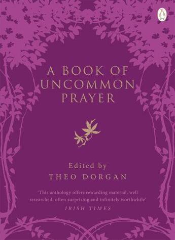 Couverture du livre « A Book Of Uncommon Prayer » de Dorgan Theo aux éditions Adult Pbs