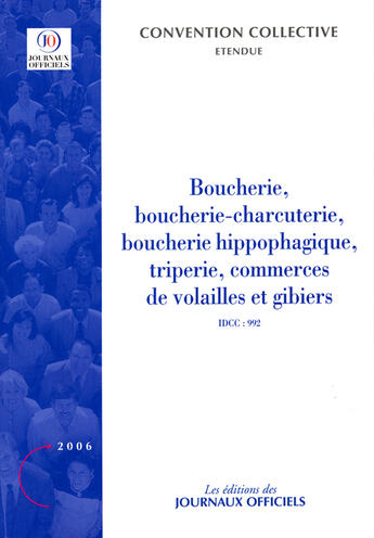 Couverture du livre « Boucherie, boucherie-charcuterie, boucherie hippophagique, triperie, commerces de volailles et gibiers » de  aux éditions Documentation Francaise