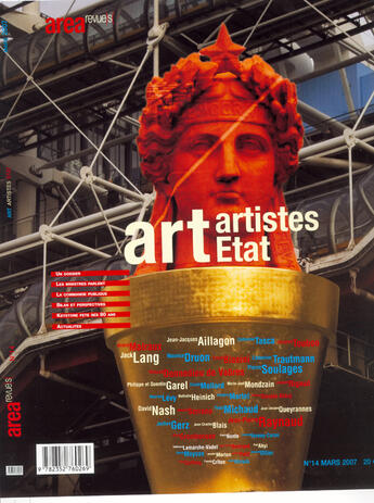 Couverture du livre « AREA n.14 ; art, artistes, Etat » de Area aux éditions Descartes & Cie