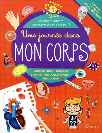 Couverture du livre « Une journée dans mon corps » de Maud Brougere aux éditions Grenouille