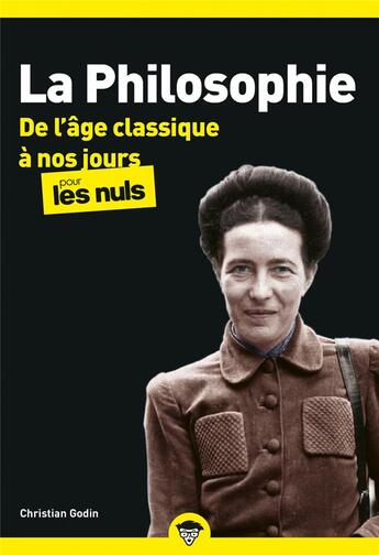 Couverture du livre « La philosophie poche pour les nuls ; de l'âge classique à nos jours » de Christian Godin aux éditions First