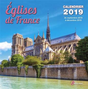 Couverture du livre « Eglises de france (2019) » de  aux éditions Artemis