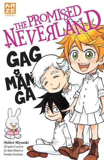 Couverture du livre « The promised Neverland : gag manga » de Posuka Demizu et Kaiu Shirai aux éditions Crunchyroll