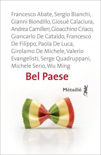 Couverture du livre « Bel paese » de  aux éditions Metailie